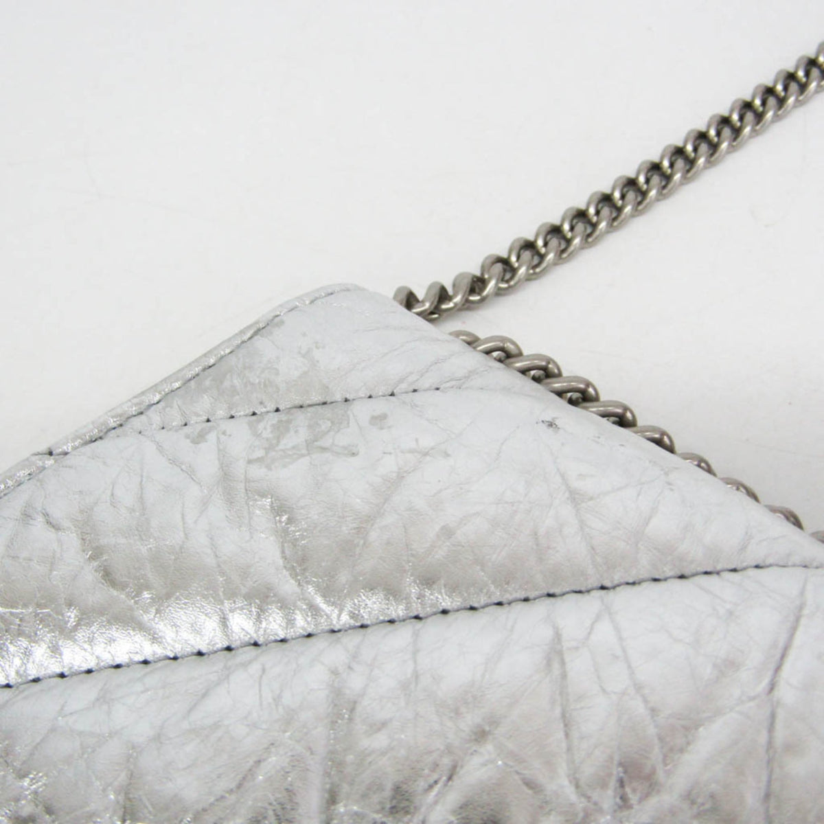 Balenciaga Crush Chain · Metallic Leather