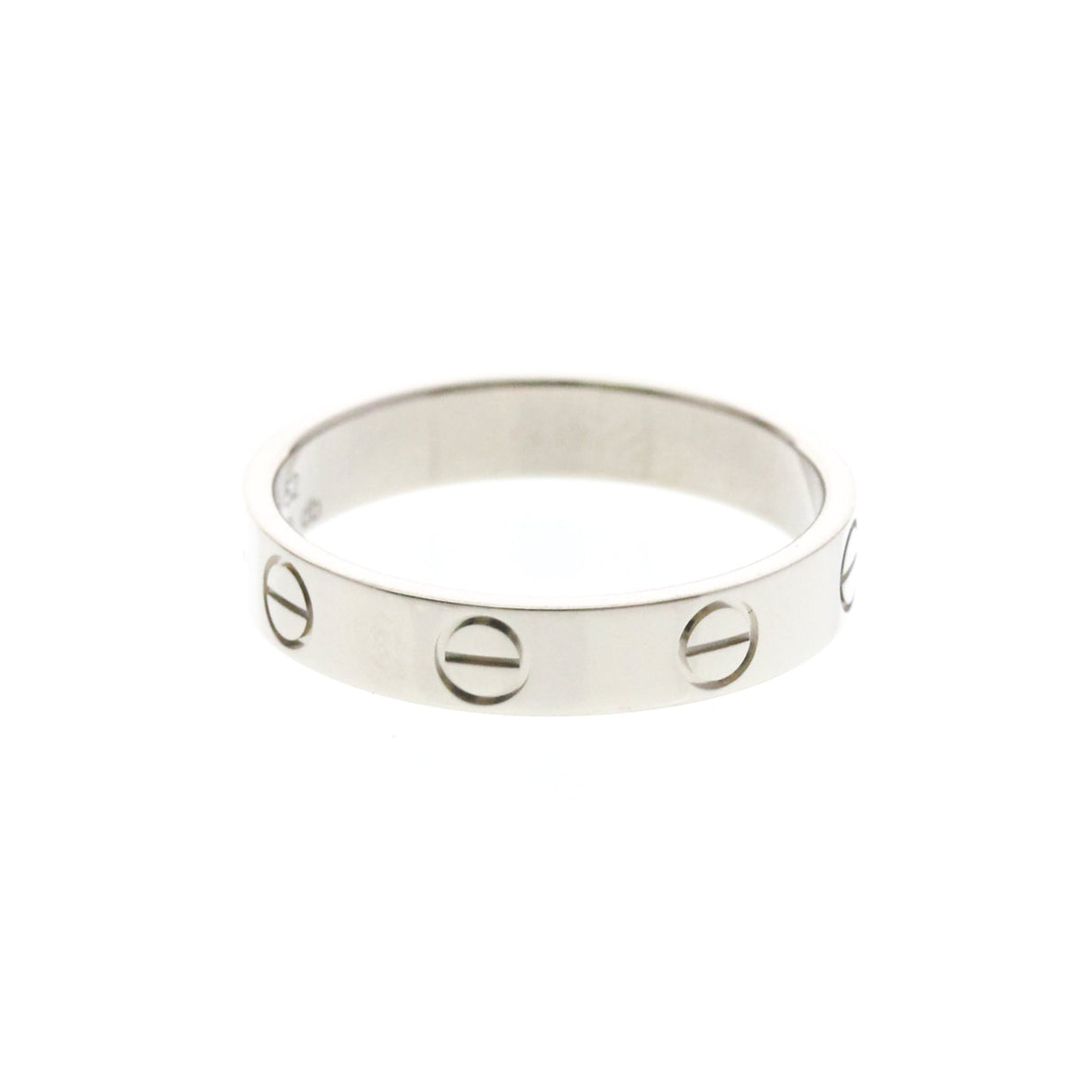 Cartier Mini Love · 18K White Gold · Size 6 (EU 55)