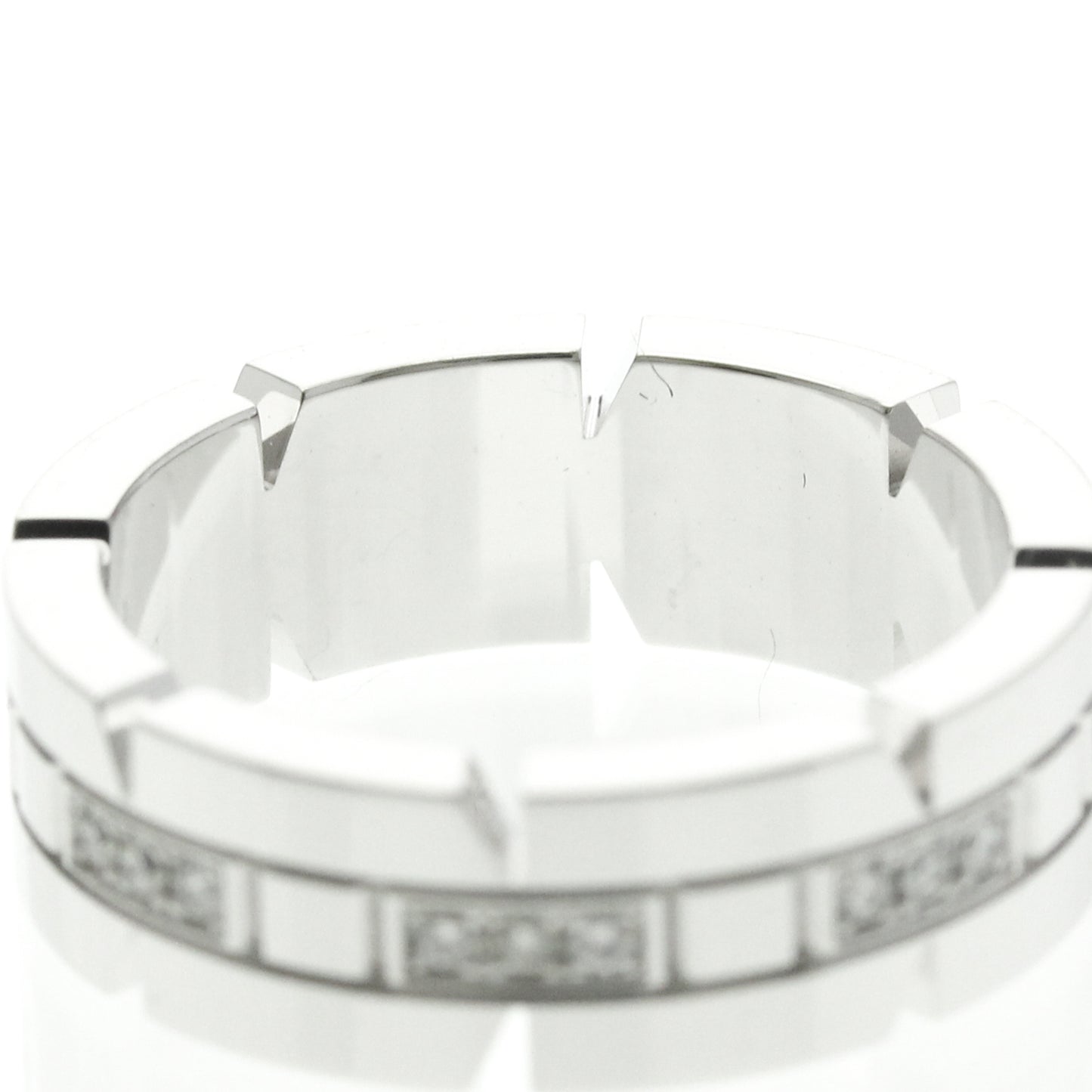 Cartier Tank Française · 18K White Gold · Diamond