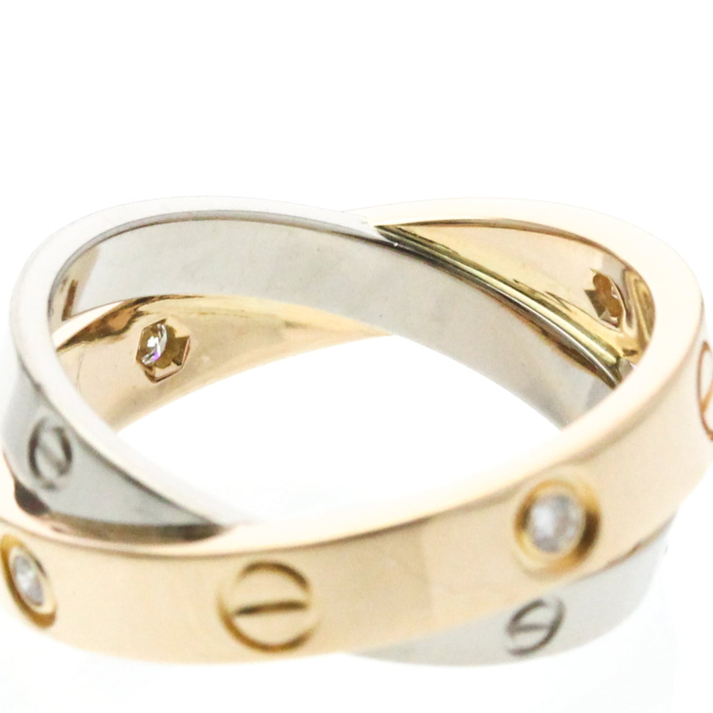Cartier Be Love · Half Diamond · Two-Tone Gold