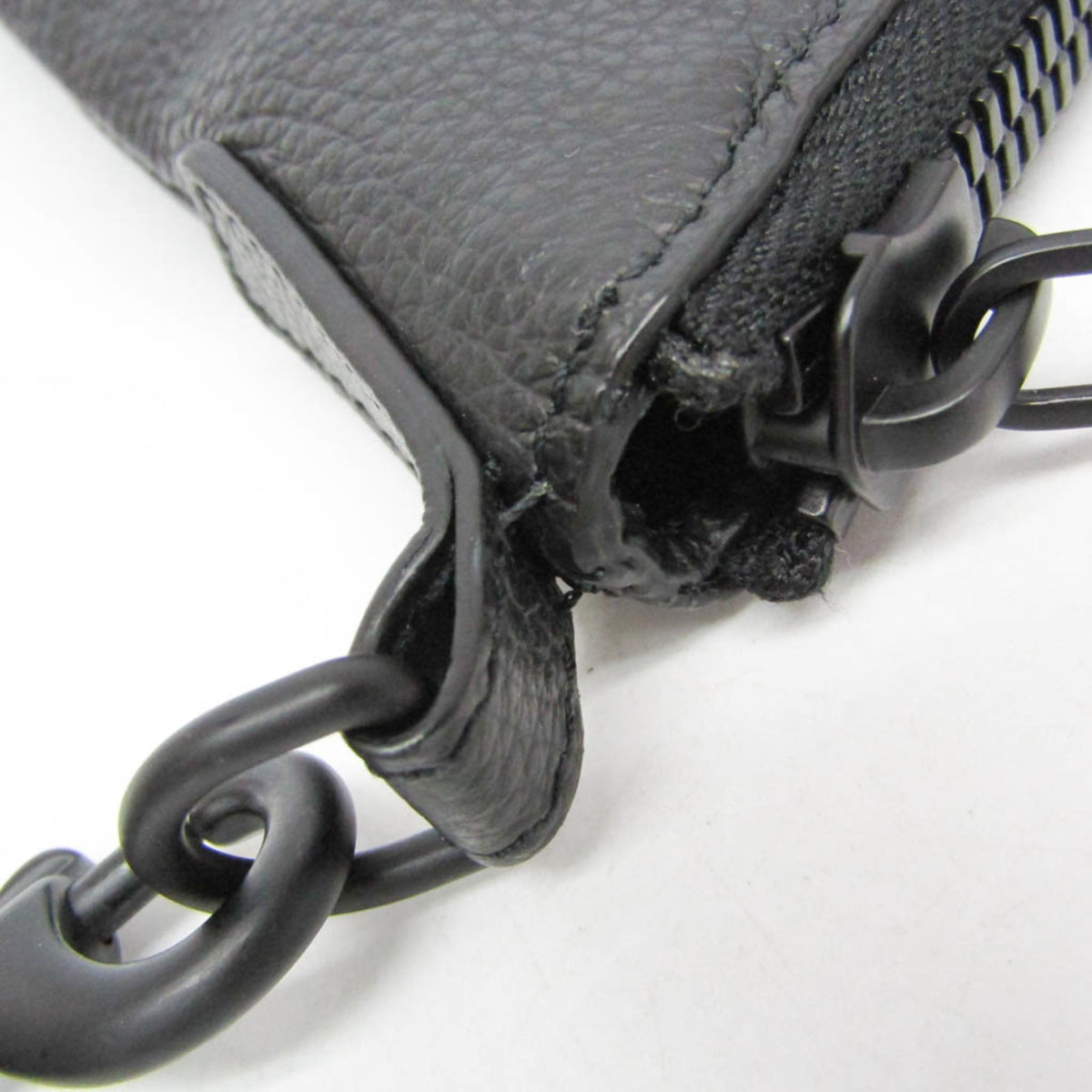 Balenciaga Hourglass · Leather Clutch