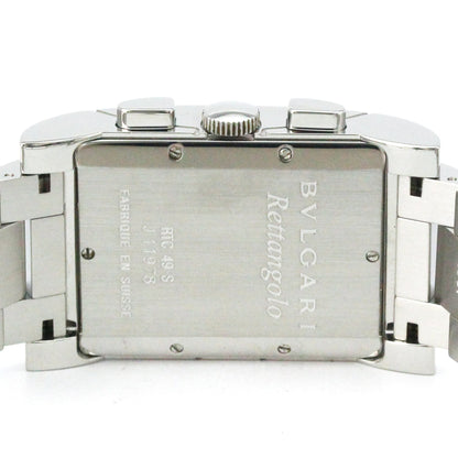 Bvlgari Rettangolo · Chronograph · Steel