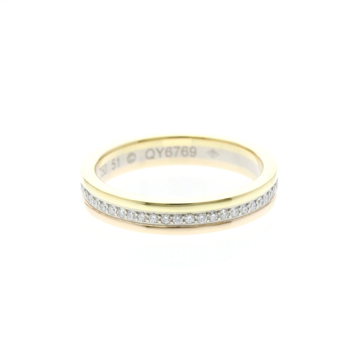 Cartier Louis Cartier Vendôme · Tri-Gold · Size 5.75 (EU 54.38)