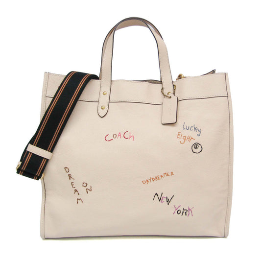 Coach Field Tote 40 · Embroidered Leather