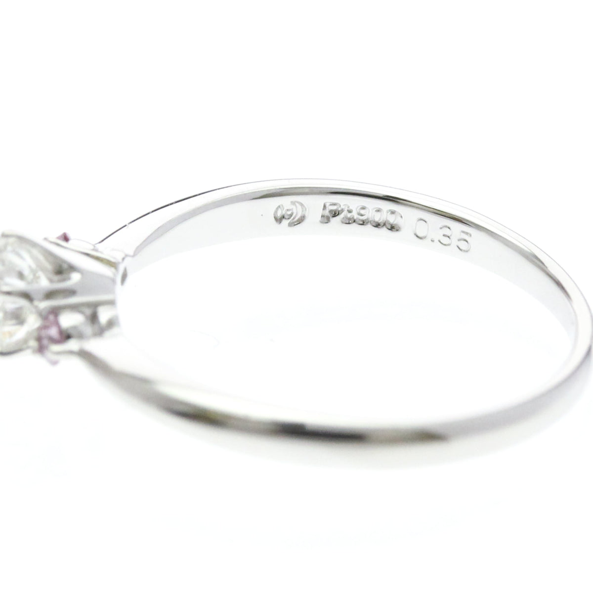 Tasaki Diamond · Platinum · Solitaire · Size 6 (EU 55)