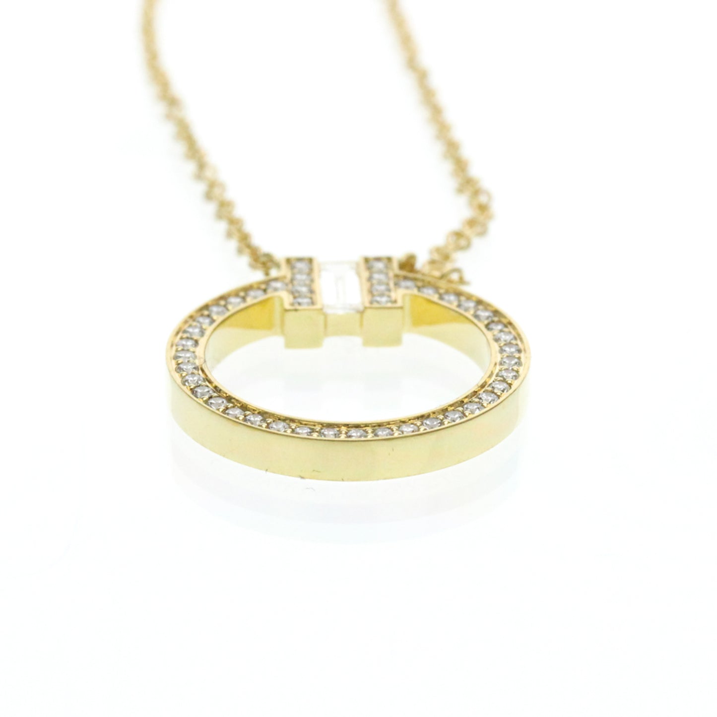 Tiffany T Circle · 18K Yellow Gold · Diamond