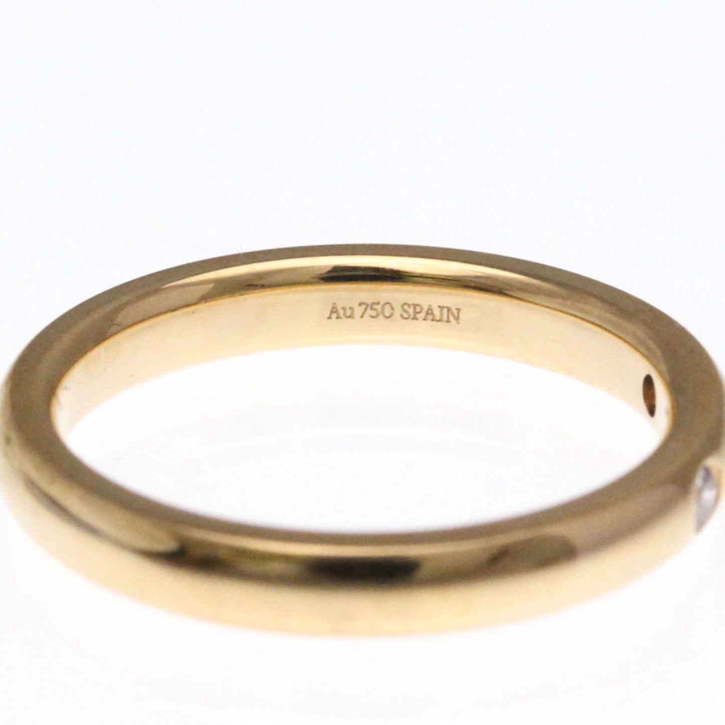 Tiffany Stacking Band · 3 Diamond · Rose Gold