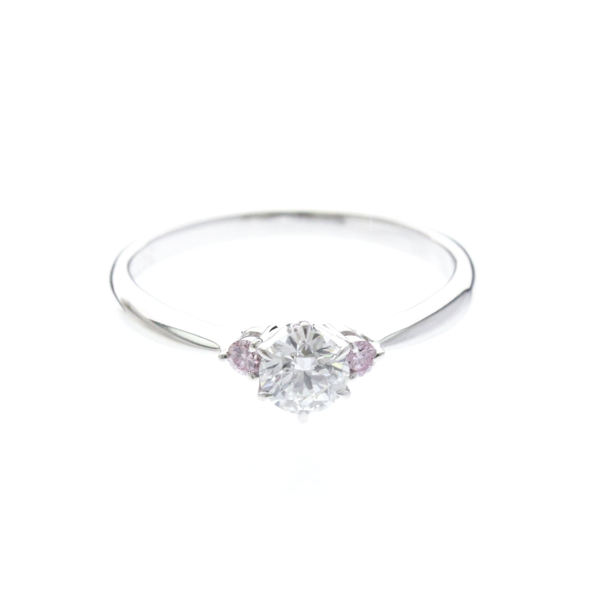 Tasaki Diamond · Platinum · Solitaire · Size 6 (EU 55)