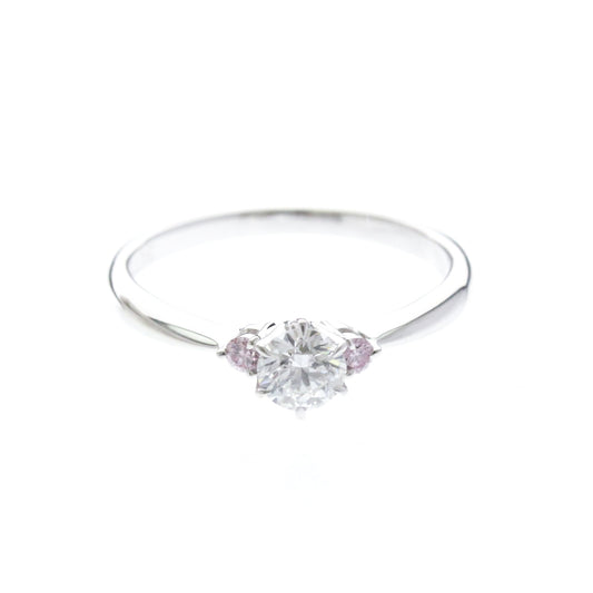 Tasaki Diamond · Platinum · Solitaire · Size 6 (EU 55)