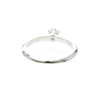 Tiffany Solitaire · Platinum · 0.22ct Diamond · Size 5 (EU 52.5)