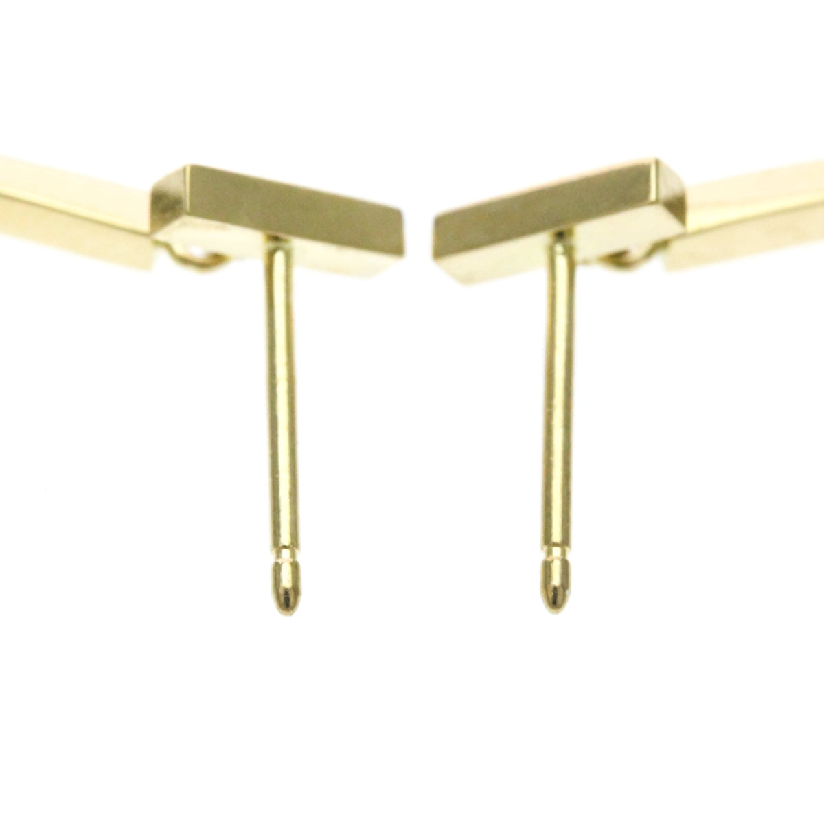 Tiffany T · T-Bar Earrings · 18K Yellow Gold