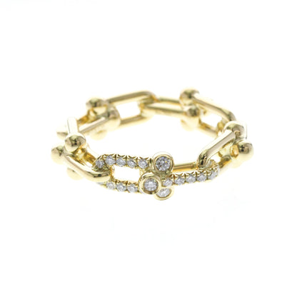 Tiffany Hardware · 18K Yellow Gold · Diamond · Size 7 (EU 57.5)