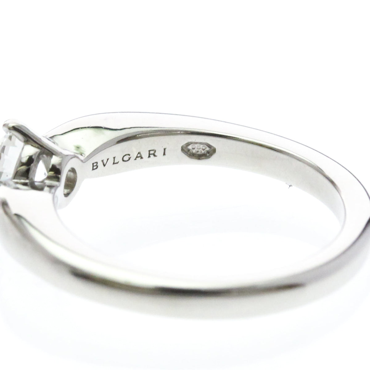 Bvlgari Diamond Engagement · Platinum · Size 3.5 (EU 48.75)