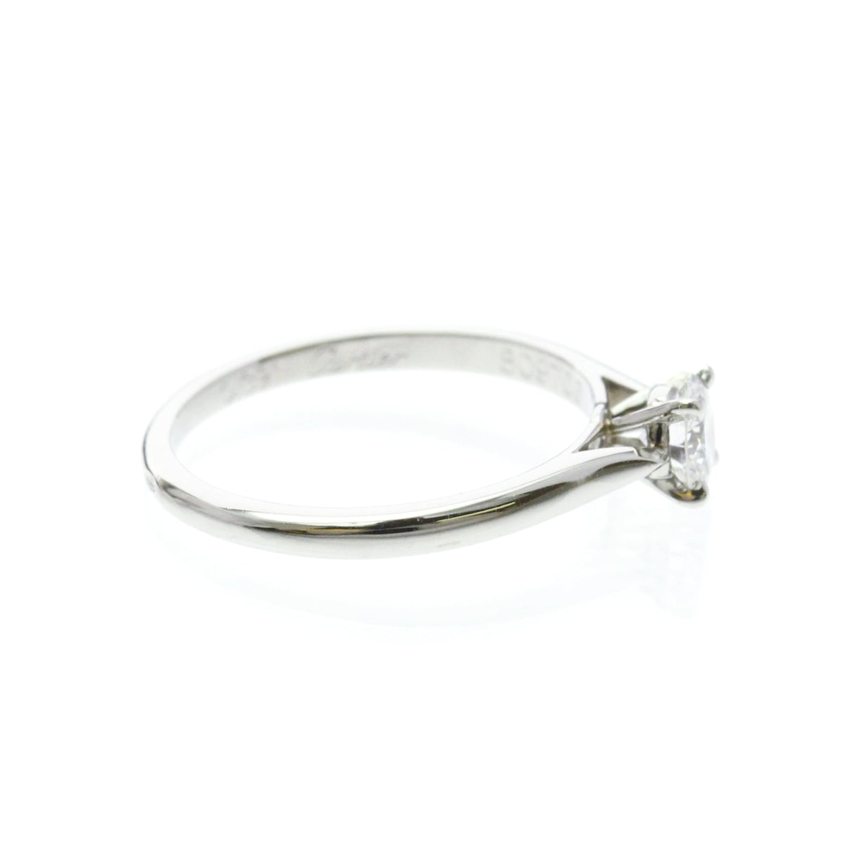 Cartier Solitaire · Platinum · Diamond · Size 6 (EU 55)