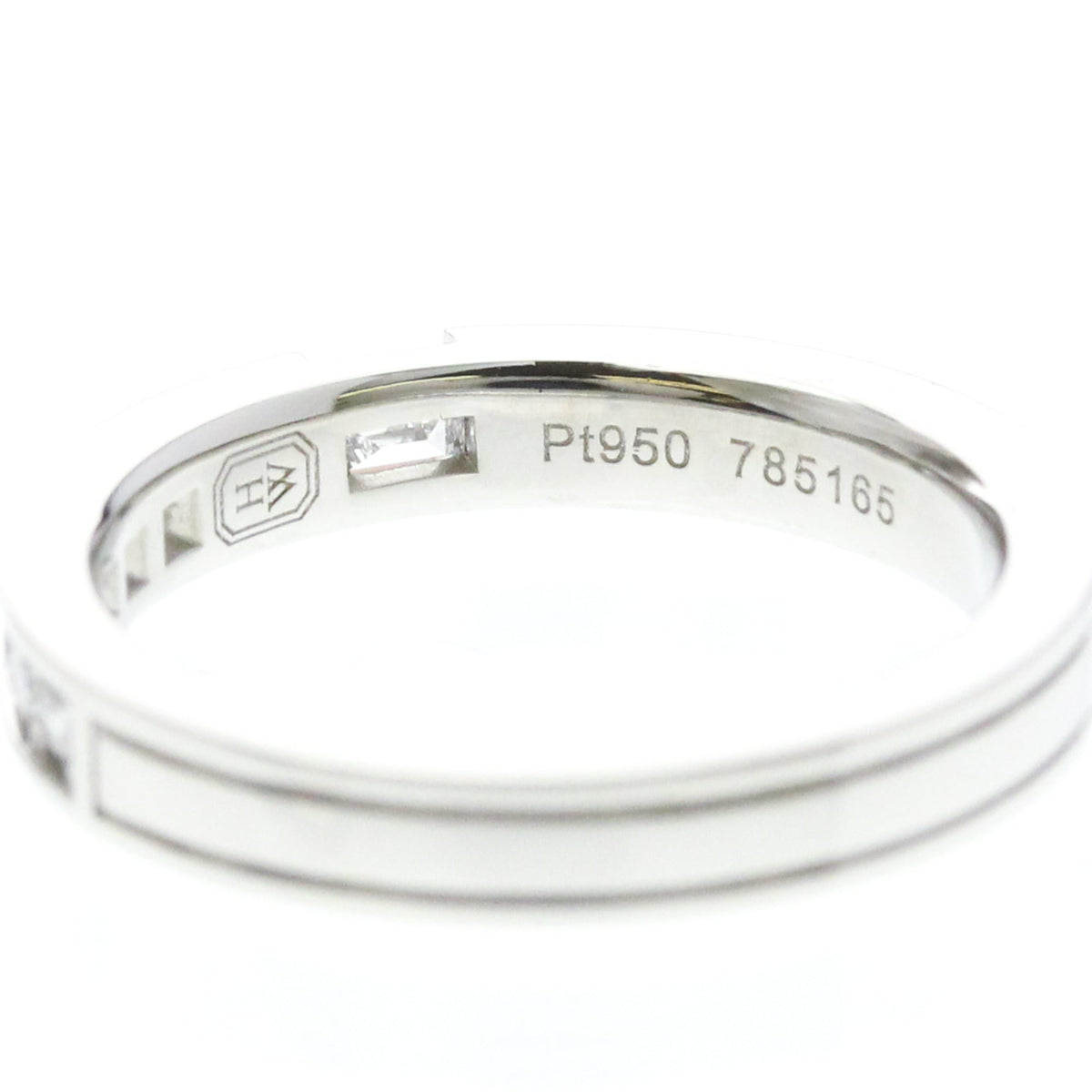 Harry Winston Traffic · Platinum · Diamond · Size 4.5 (EU 51.25)