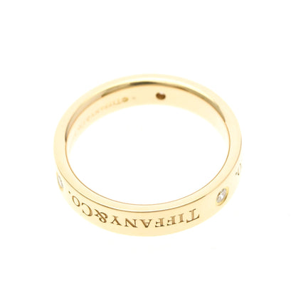 Tiffany Flat Band · Three Diamonds · Rose Gold