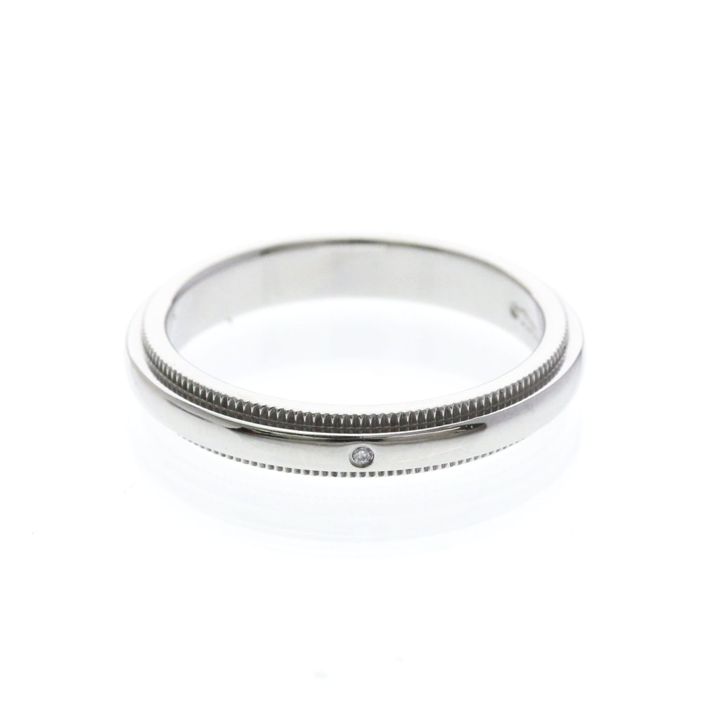 Tiffany Milgrain · Platinum · Diamond