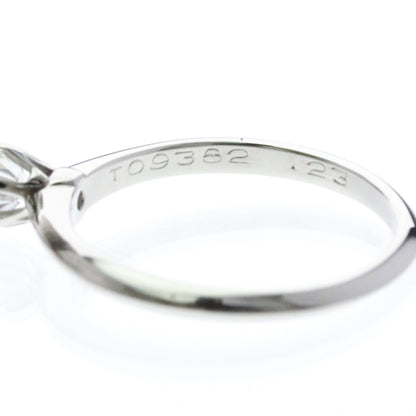 Tiffany Solitaire · Platinum · Diamond 0.23ct · Size 5.8 (EU 52)
