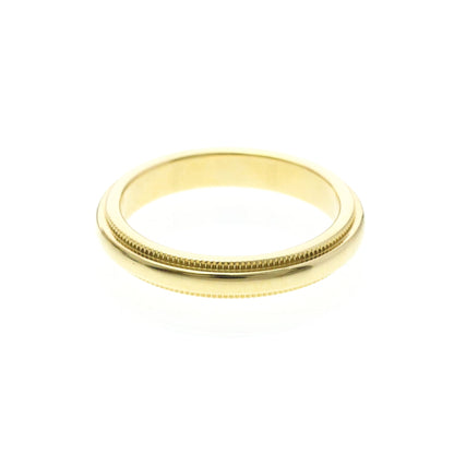 Tiffany Milgrain · 18K Yellow Gold
