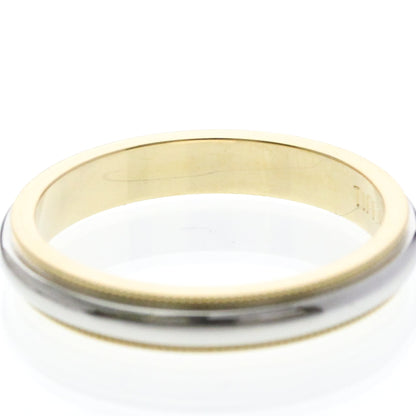 Tiffany Milgrain · Platinum & 18K Yellow Gold