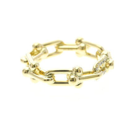 Tiffany Hardware · 18K Yellow Gold · Diamond · Size 7 (EU 57.5)