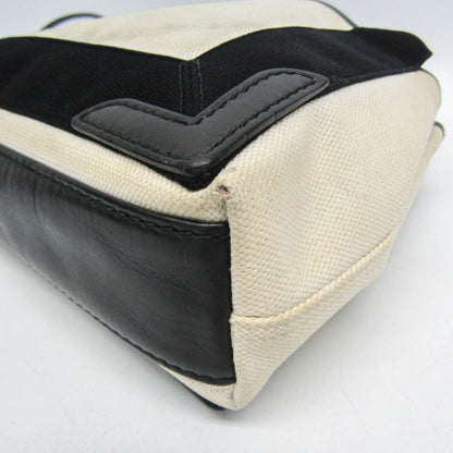Balenciaga Navy Cabas XS · Canvas & Leather