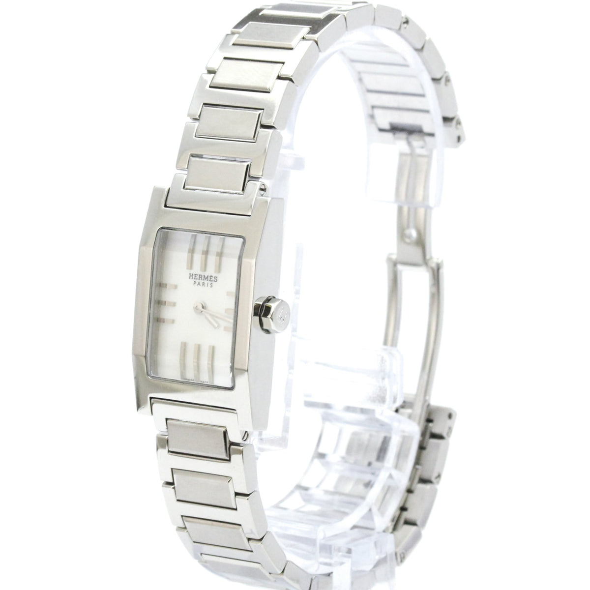 Hermès Tandem · Steel · Mother-of-Pearl