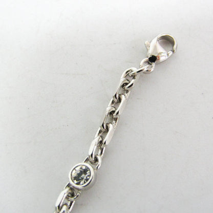 Saint Laurent · Rhinestone Charm Bracelet