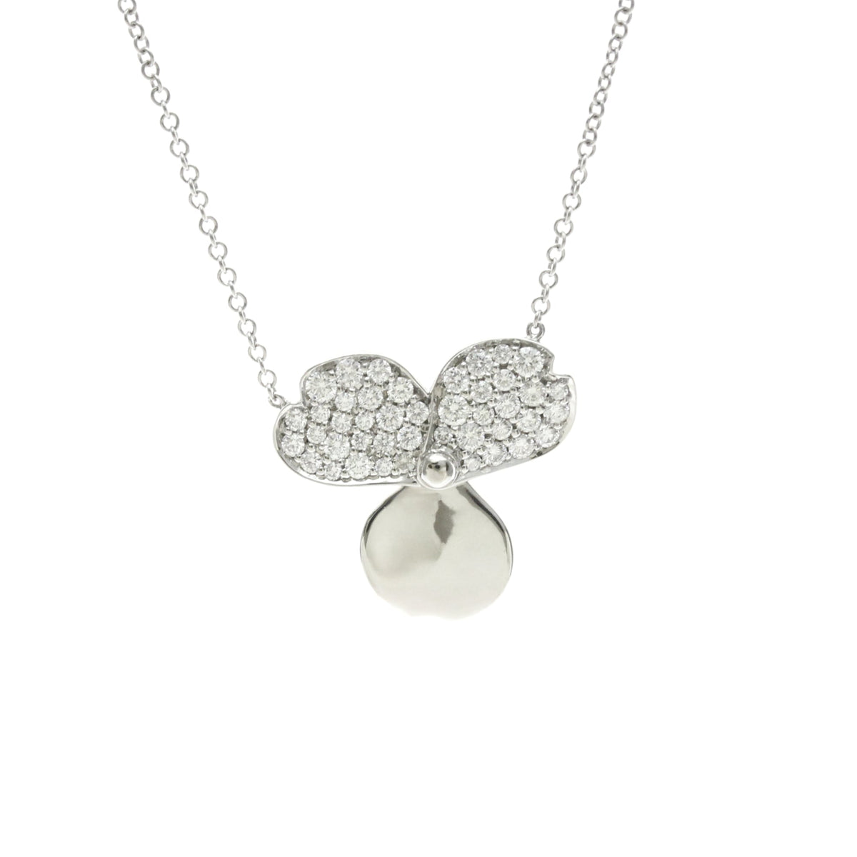 Tiffany Paper Flower · Platinum · Diamond