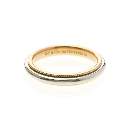 Tiffany Milgrain · Rose Gold & Platinum