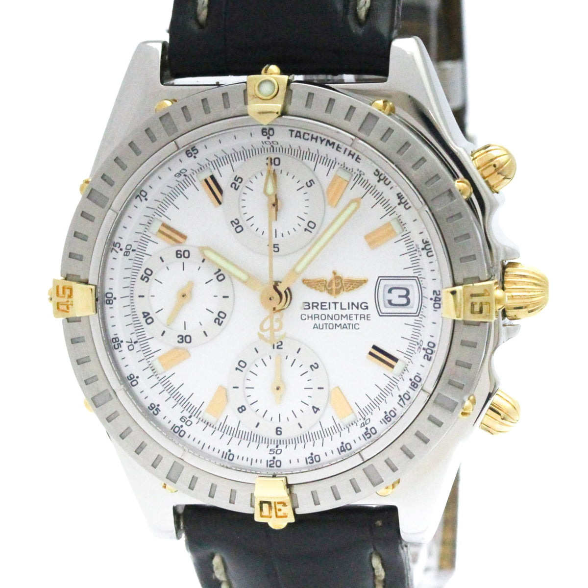 Breitling Chronomat · 18K Yellow Gold · Steel