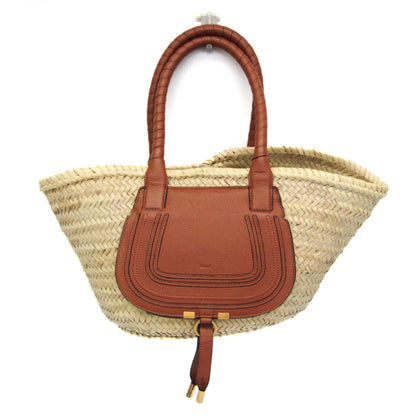 Chloé Marcie Basket · Raffia & Leather