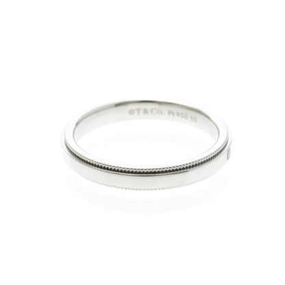 Tiffany Milgrain Band Ring · Platinum