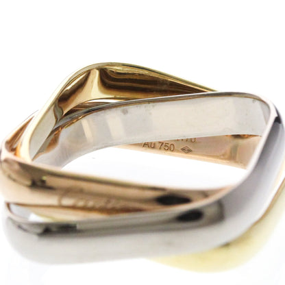 Cartier Trinity Cushion · Tri-Gold · Size 6 (EU 55)