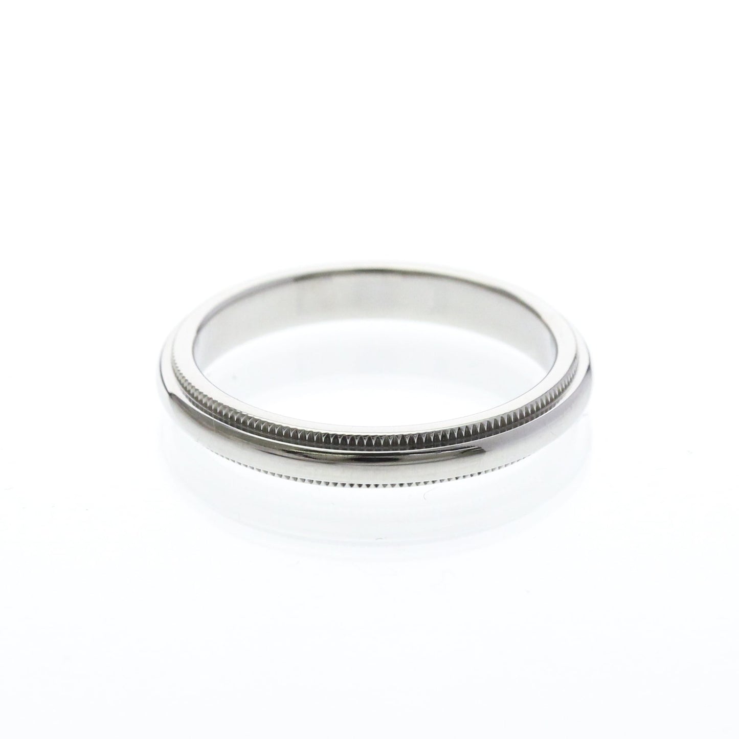 Tiffany Milgrain Band Ring · Platinum
