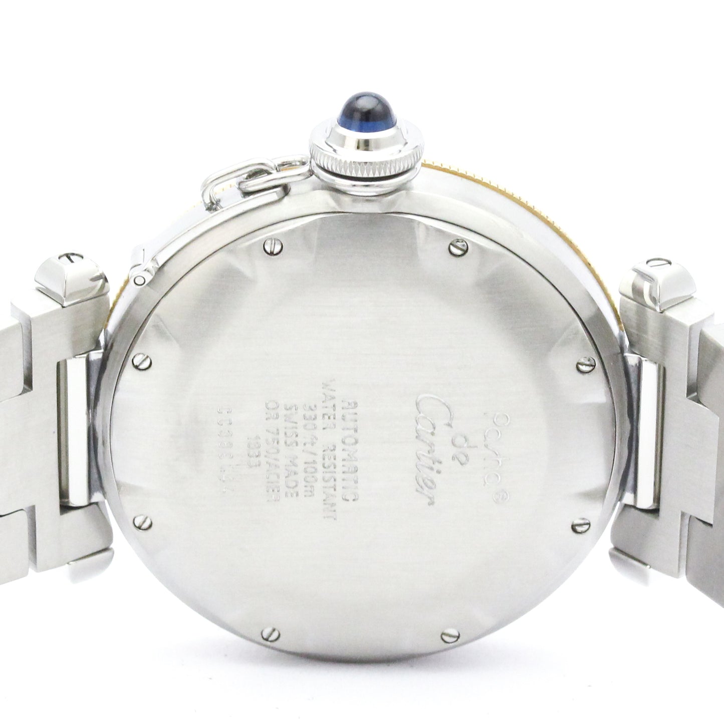 Cartier Pasha 38 · 18K Yellow Gold · Steel