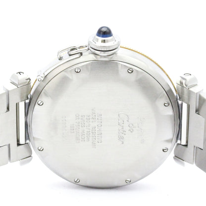 Cartier Pasha 38 · 18K Yellow Gold · Steel