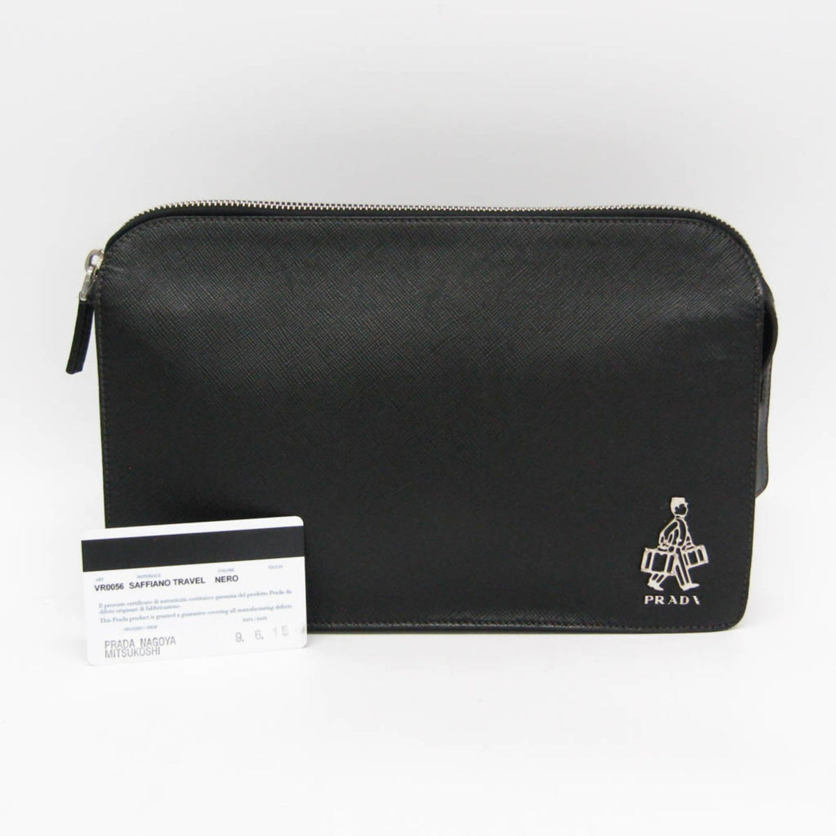 Prada Saffiano · Travel Porter Clutch