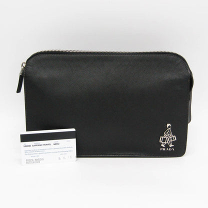 Prada Saffiano · Travel Porter Clutch