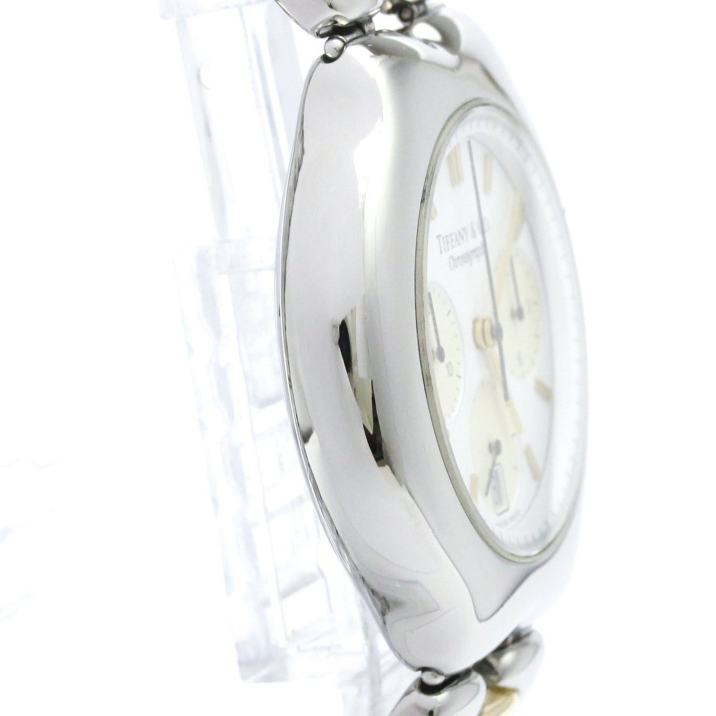 Tiffany Tesoro · Chronograph · 18K Gold Steel