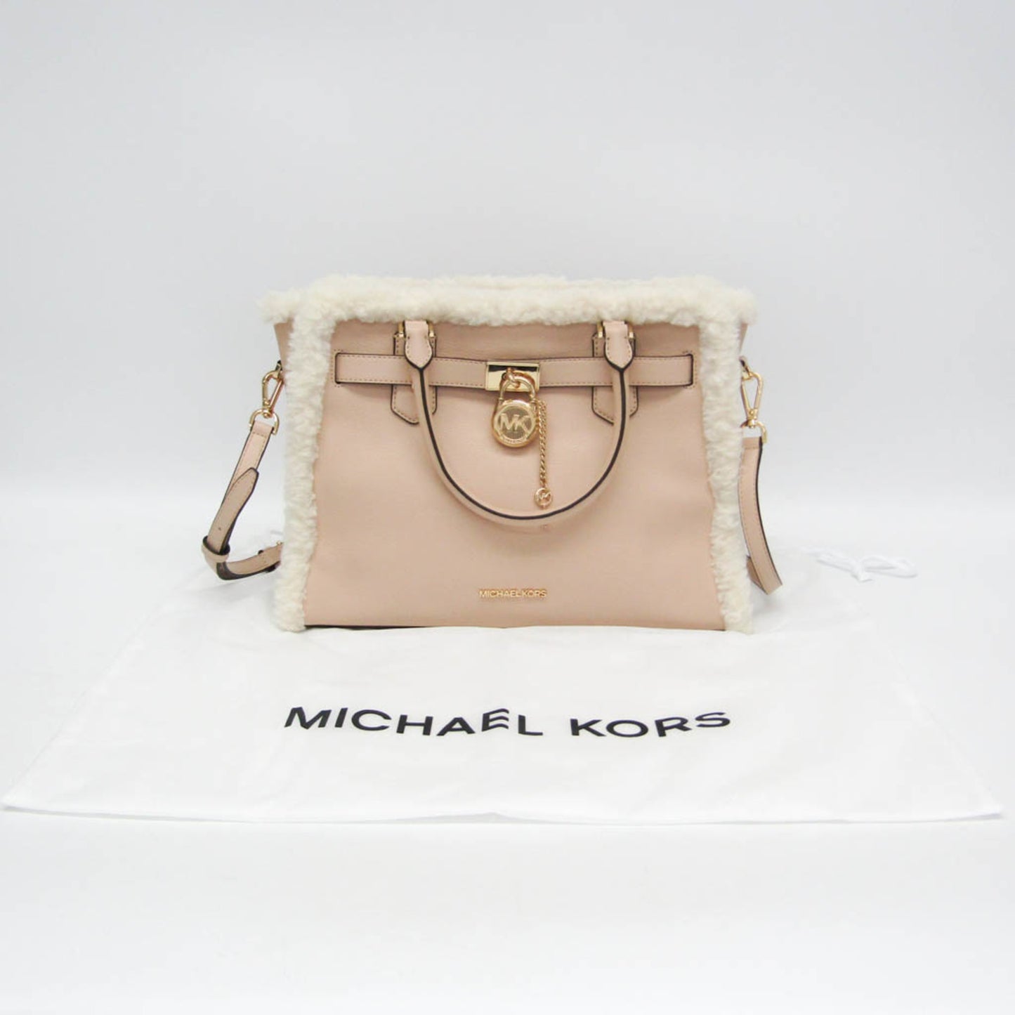 Michael Kors Hamilton · Leather & Fur Satchel