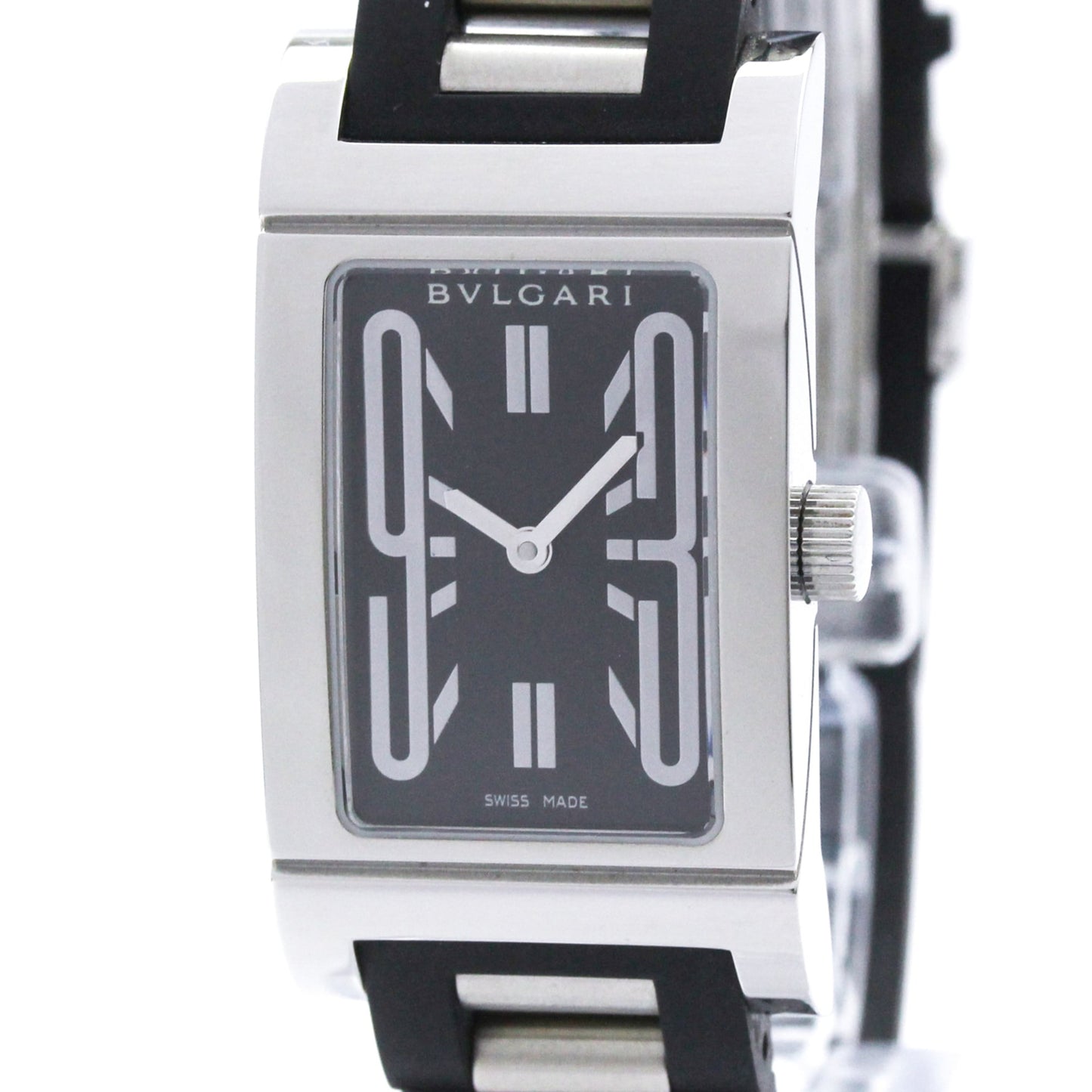 Bvlgari Rettangolo · Steel · Quartz