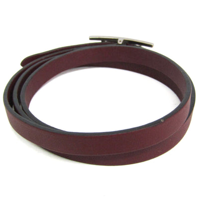 Hermes Hapi III · Leather Wrap Bracelet