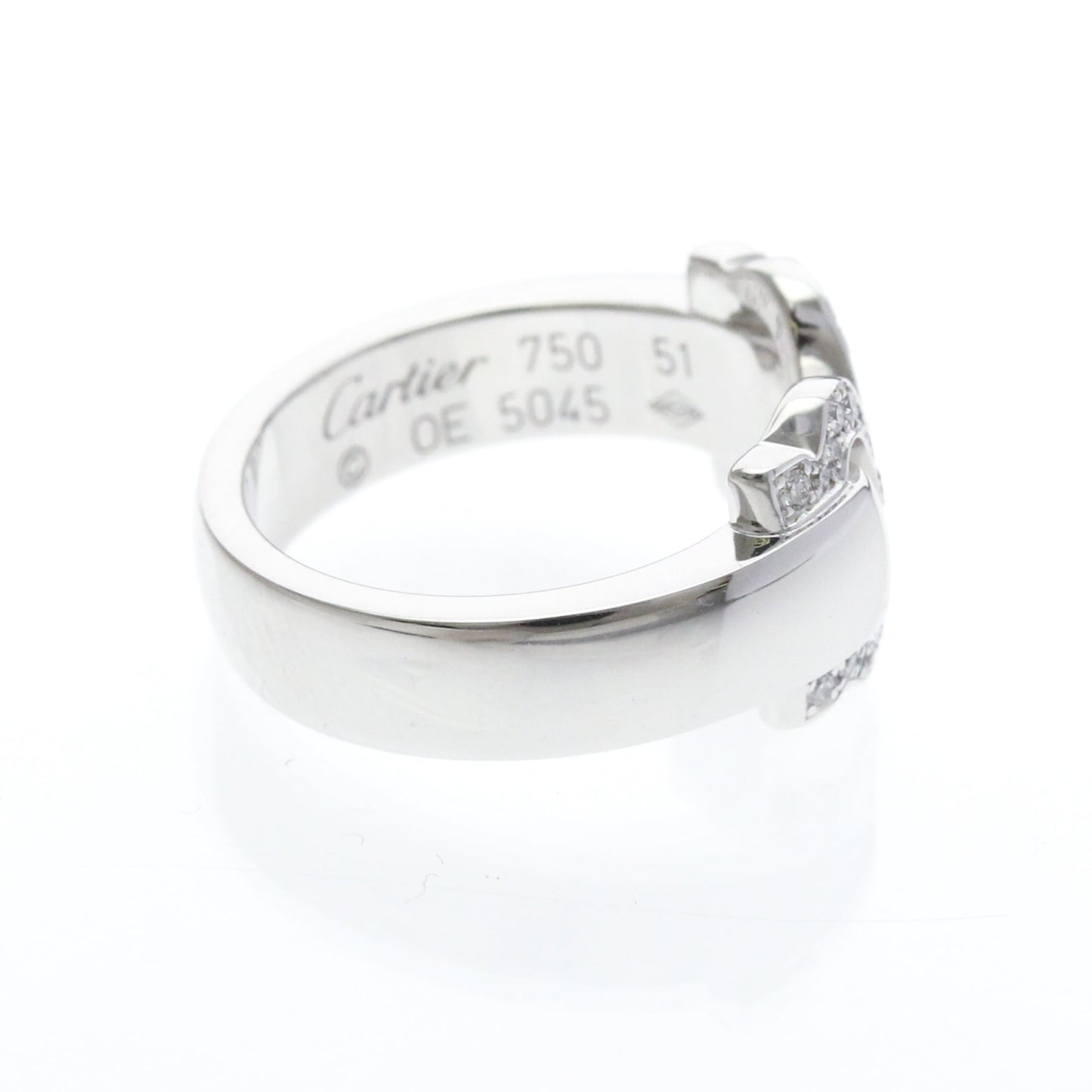 Cartier 2C Boucle Diamond · 18K White Gold