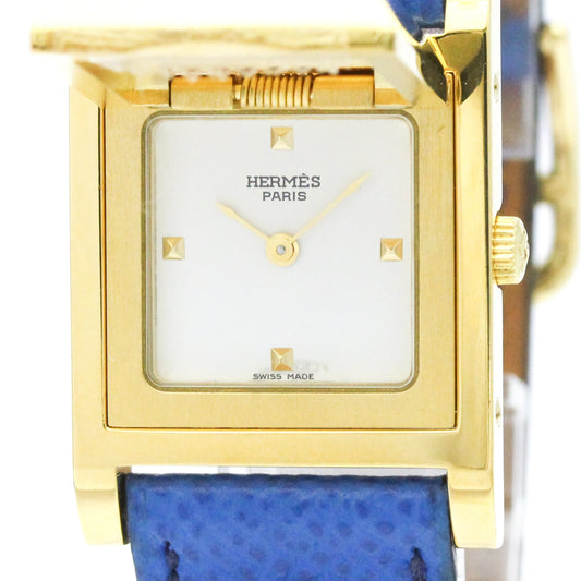Hermès Medor · Gold Plated · Leather