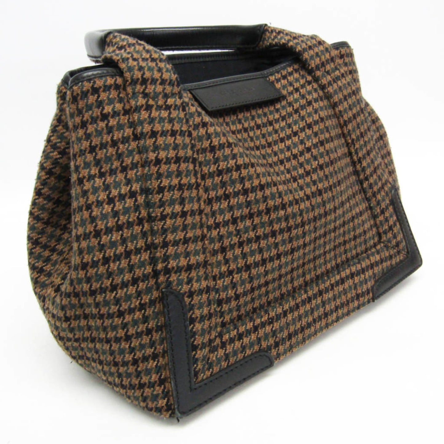 Balenciaga Navy Cabas S · Wool & Leather