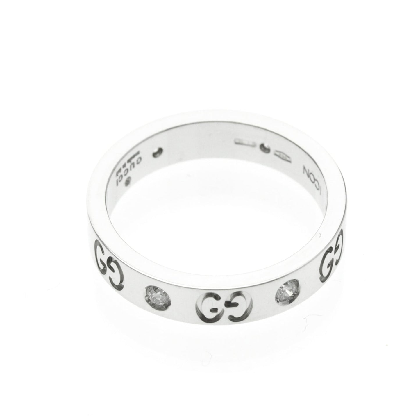 Gucci Icon · Diamond · 18K White Gold