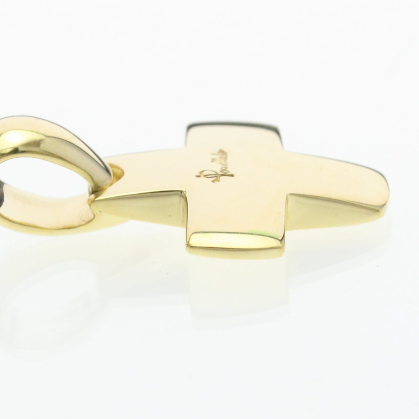 Pomellato Cross Charm · 18K Yellow Gold