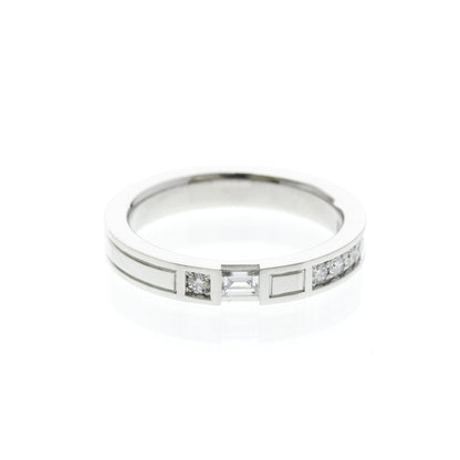 Harry Winston Traffic · Platinum · Diamond · Size 4.5 (EU 51.25)