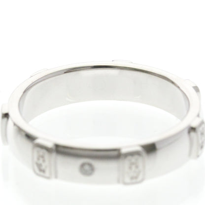 Harry Winston HW Logo · Diamond · 18K White Gold